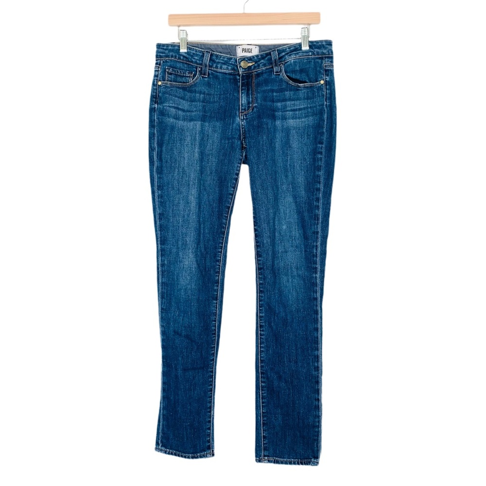 Paige Woman’s Jeans Jimmy Jimmy Skinny Jeans Medium Wash Mid Rise Size 28 2016